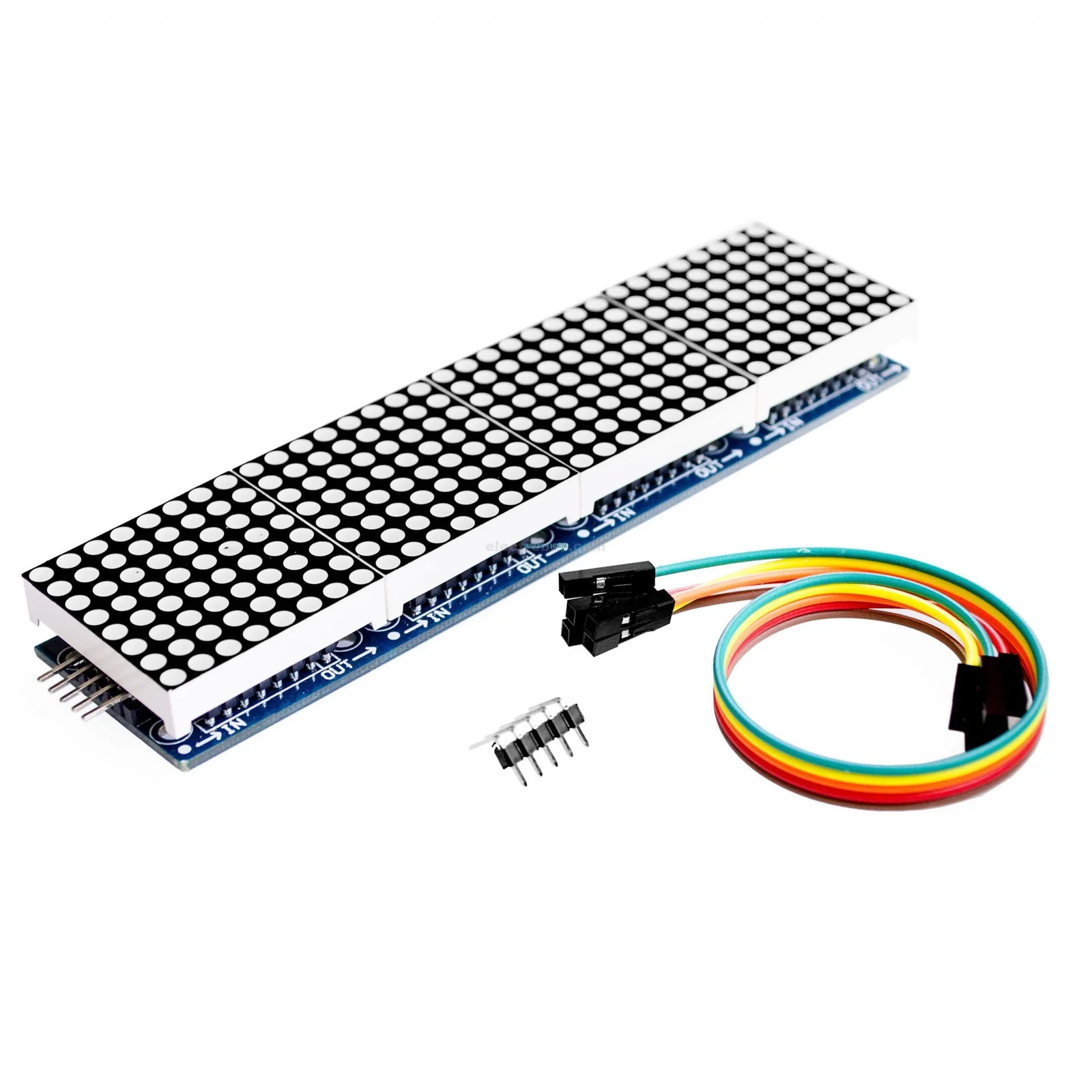 MAX7219 Dot LED Matrix 4×1 Module MCU Control Unit